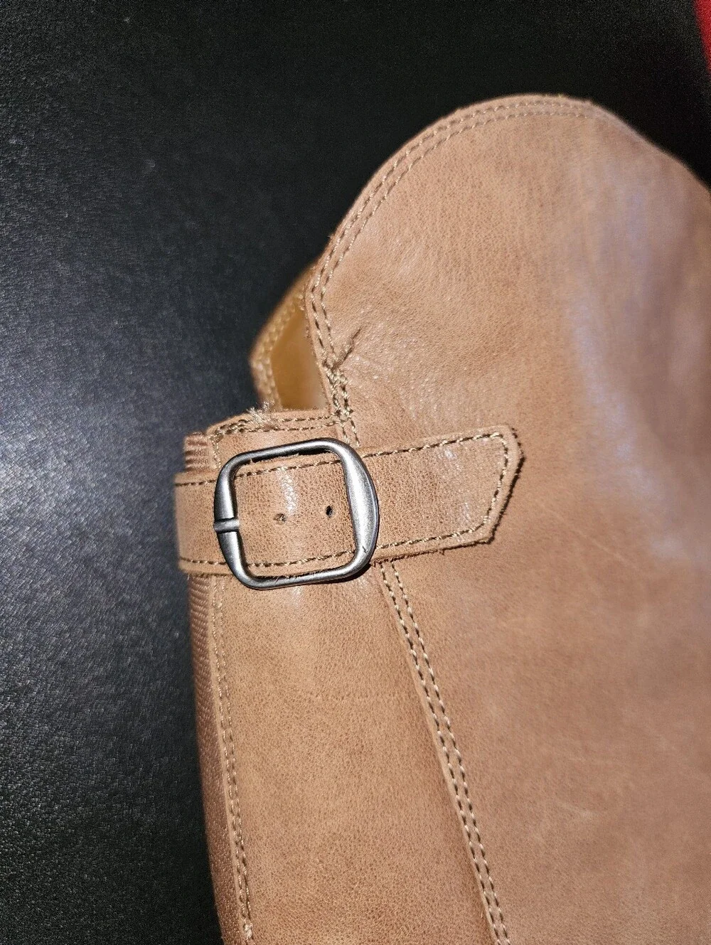 Lucky Brand Brown Leather Riding Knee Boots Size 7